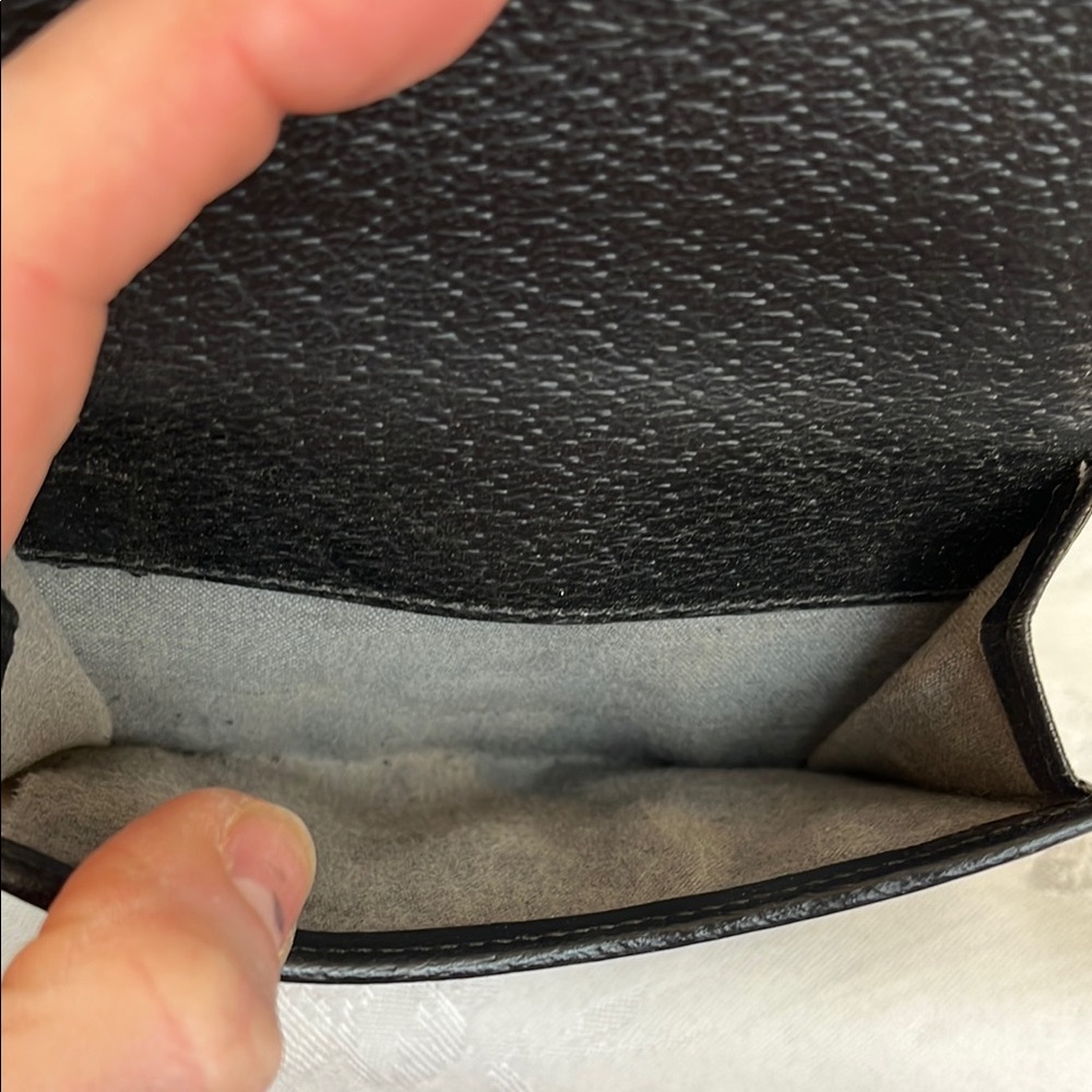 Gucci-Elegant Vintage Black Wallet - Picture 10 of 12